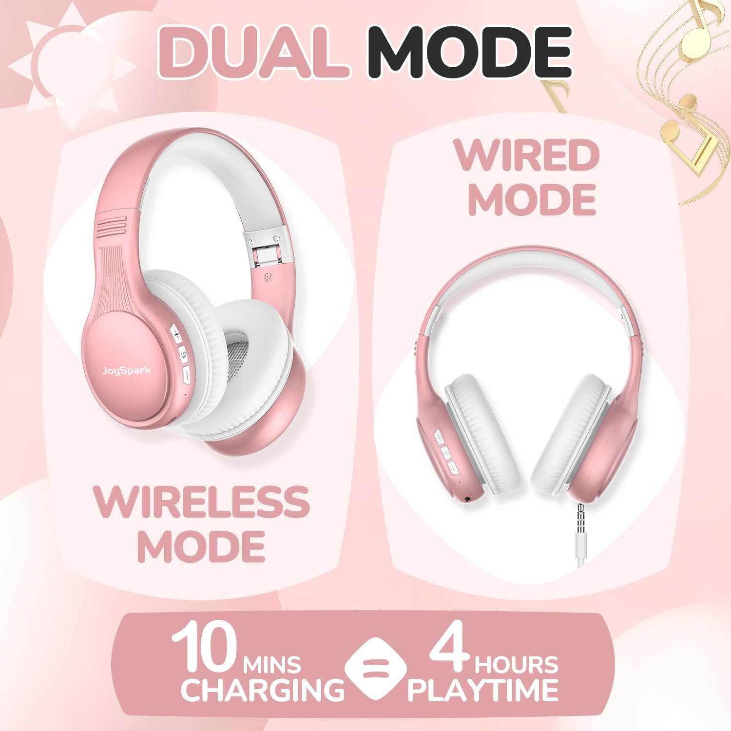 Detalle 2 de Kids Bluetooth Headphones 60 Hours