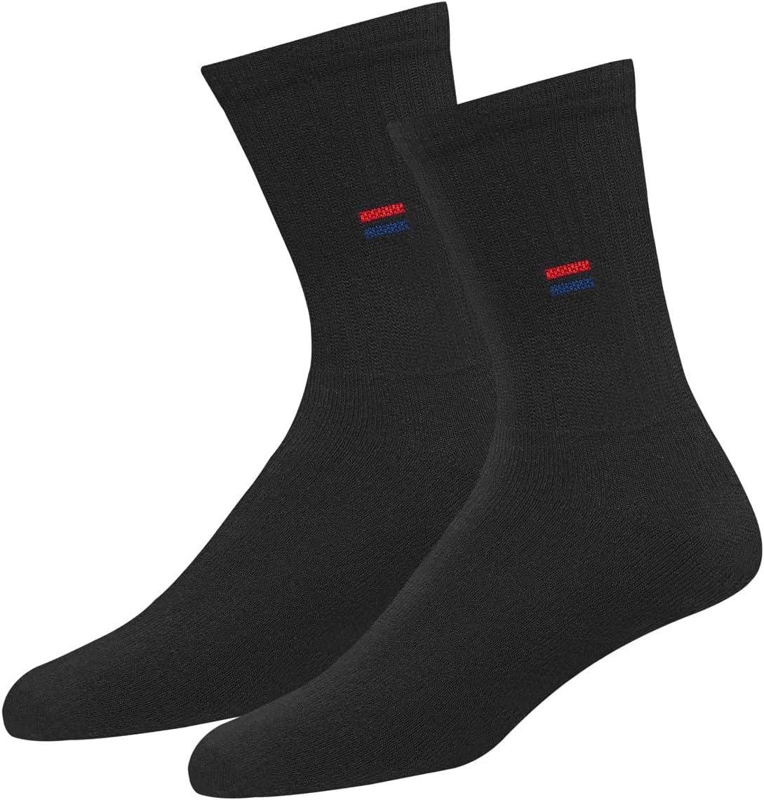 Thumbnail 2 de NAVYSPORT Chaussettes sport hautes unisex - Lot de 5 paires coton peigné, confort coussiné