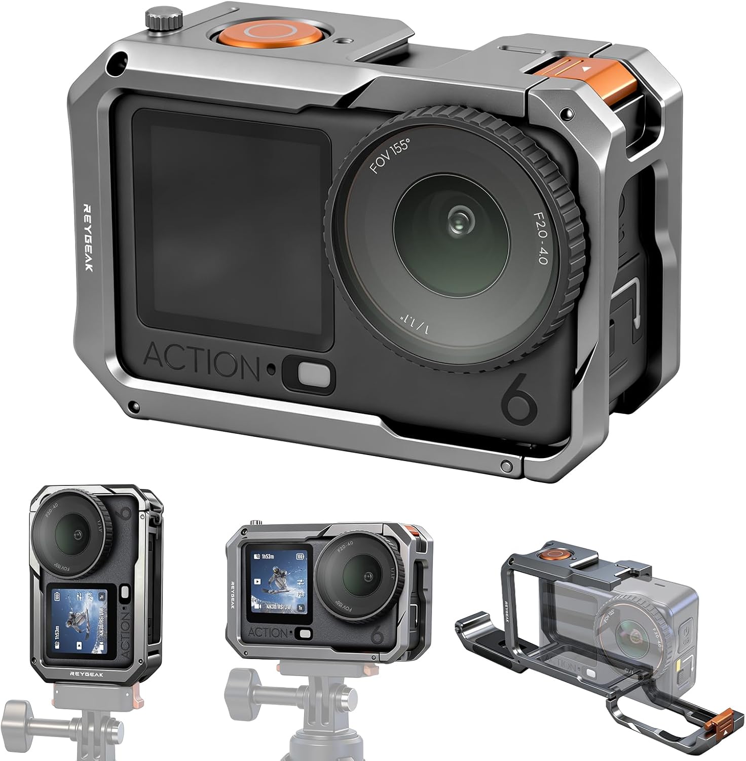 Detalle de REYGEAK Gabbia in metallo ultra leggera per DJI OSMO Action 6