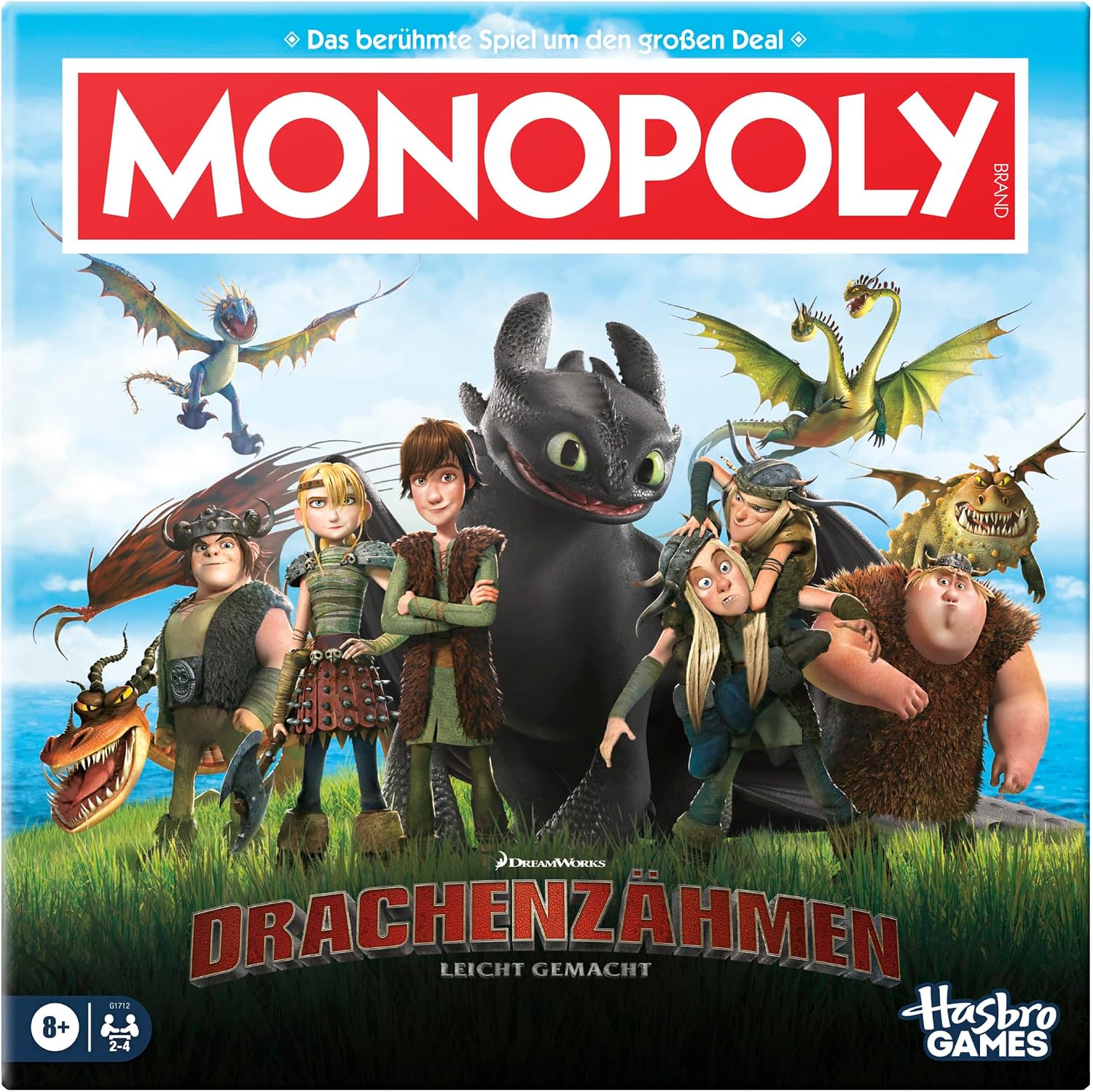 Detalle de DreamWorks Monopoly Drachenzähmen Brettspiel 🧩
