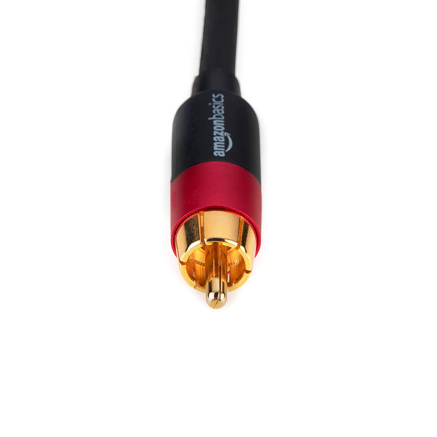 Detalle de Amazon Basics RCA-Cinch-Kabel 2-Stecker auf 2-Stecker, 7,5 m, Anthrazit