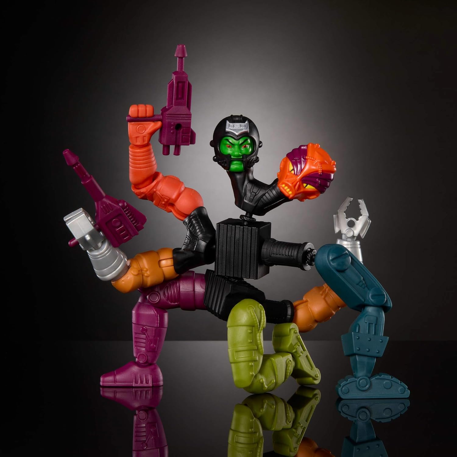 Detalle 2 de Masters of the Universe Origins Multi Bot Deluxe: modulare Robo-Actionfigur ca. 14,7 cm