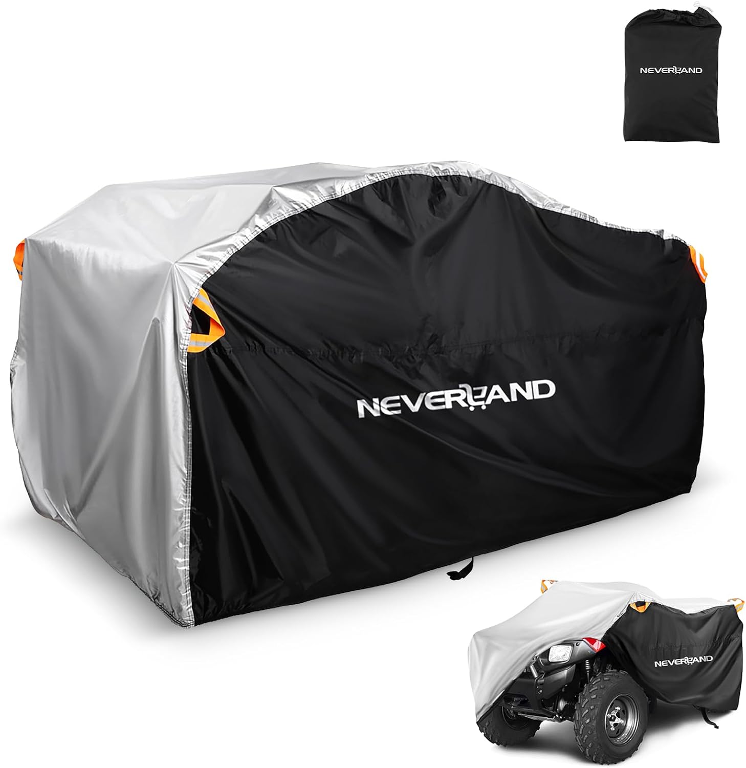 Neverland Quad Abdeckplane ATV Abdeckung – wasserdicht, winddicht und wetterfest (256 × 110 × 120 cm)