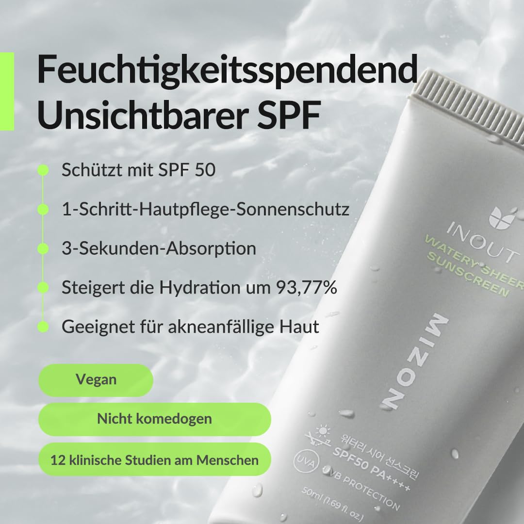Detalle de MIZON INOUT Watery Sheer SPF50 50 ml