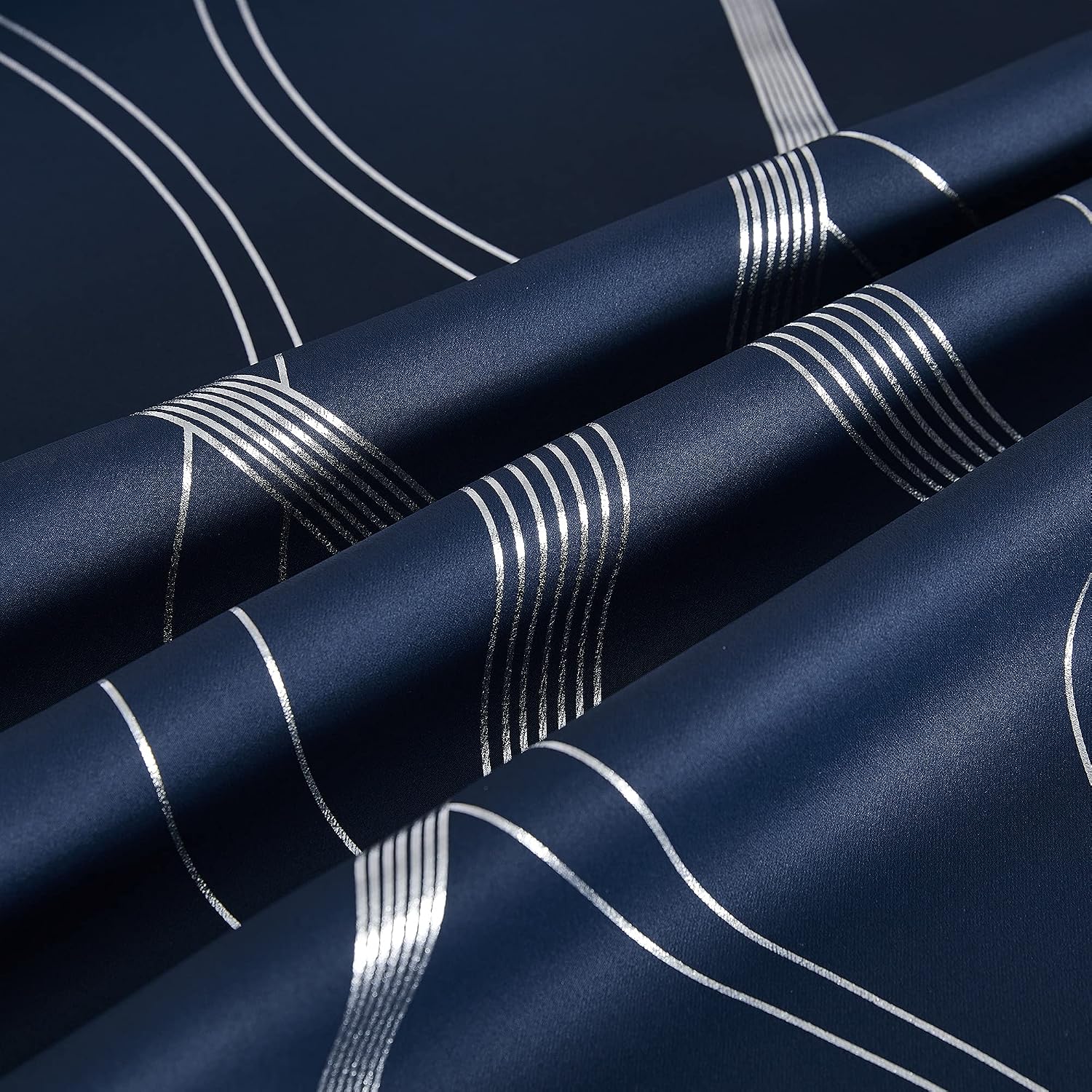 Detalle 2 de PONY DANCE Blackout Foil Curtains 66 x 54 Inch