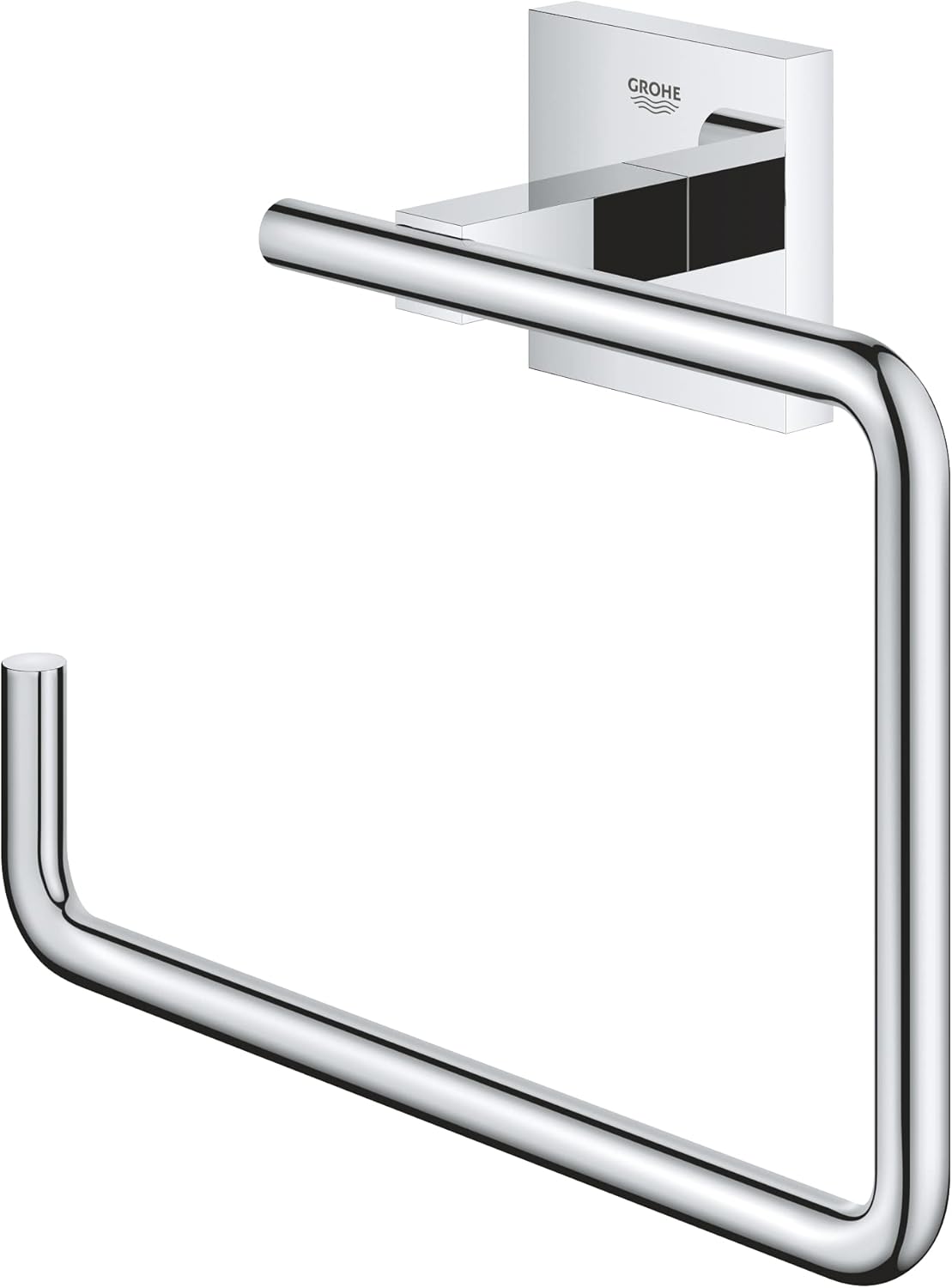Thumbnail 1 de GROHE QUICKFIX Start Cube, Porta salviette cromato – installazione a vite o con colla