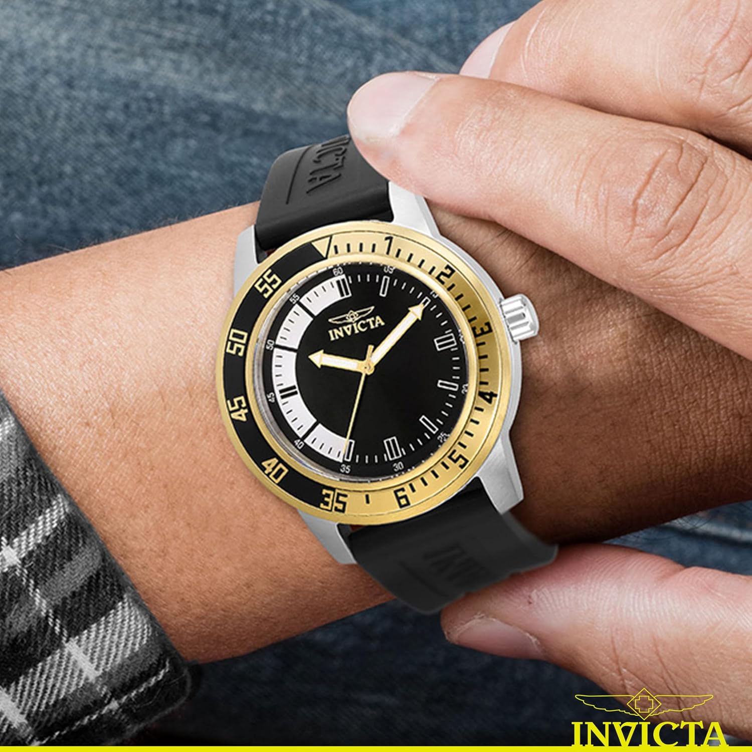 Detalle de Invicta Specialty Montre Homme 34097 — Mouvement à Quartz, Acier Inoxydable, 45 mm