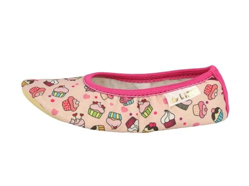 Detalle de Lico Unisex Kinder G1 Gymnastikschuhe Rosa Pink, Gr. 32 EU – Rutschfeste Sohle, Flexibel, Komfortabel