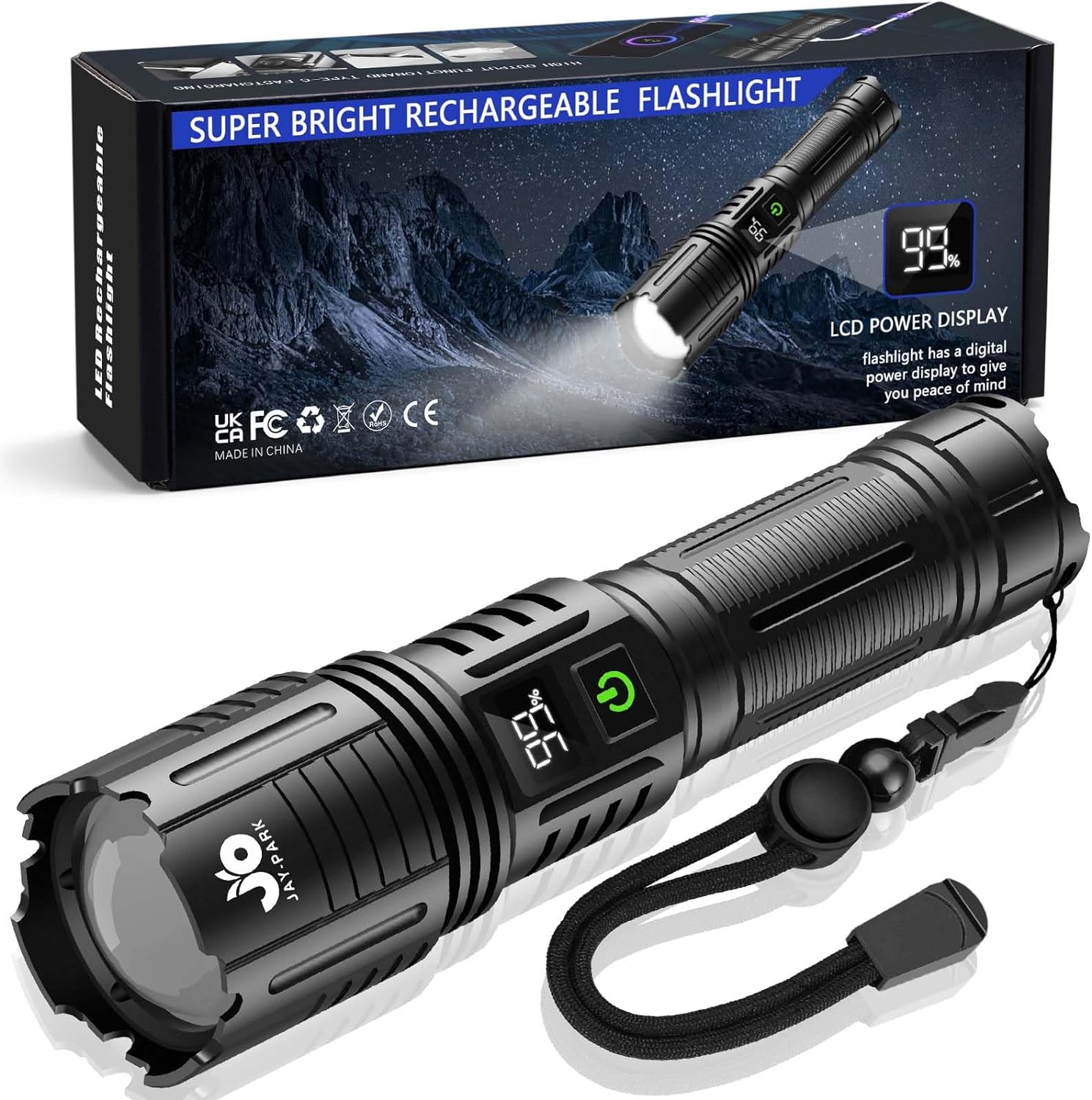 Detalle de JAY-PARK F88 5000mAh Tactical Torch