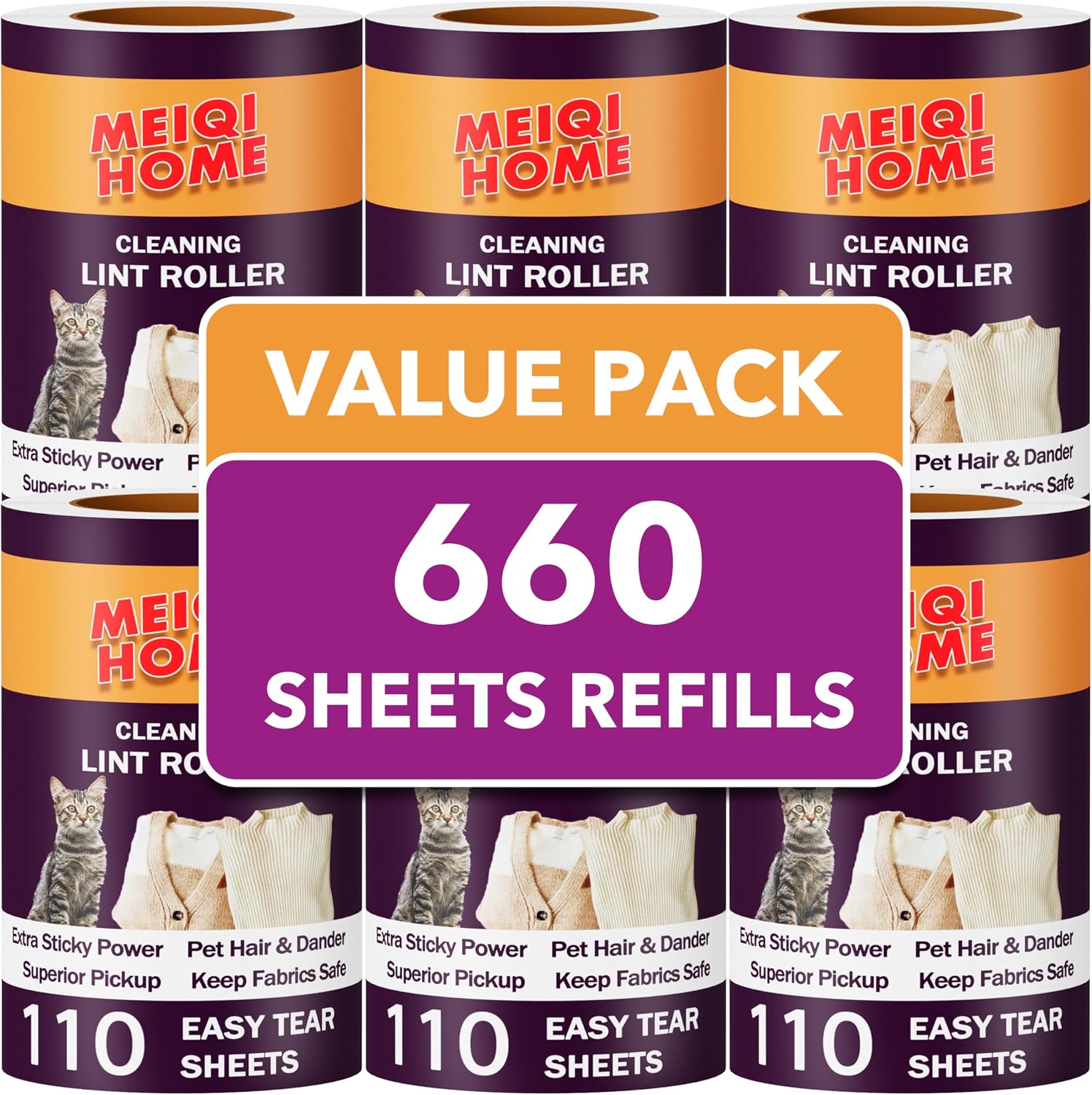 Thumbnail 6 de Pet Hair Lint Rollers, 550 Sheets
