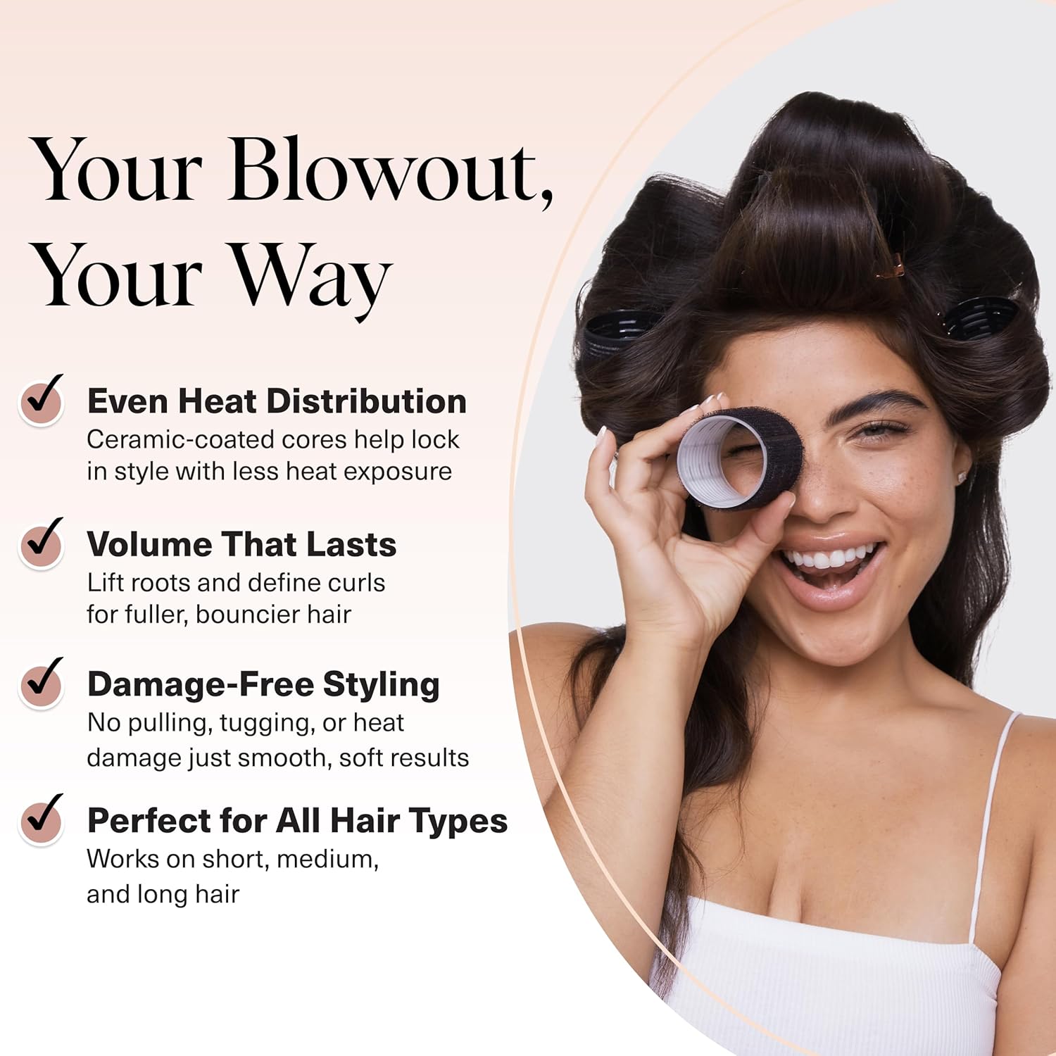 Detalle de Kitsch Ceramic Thermal Hair Rollers 8pc ๐โ