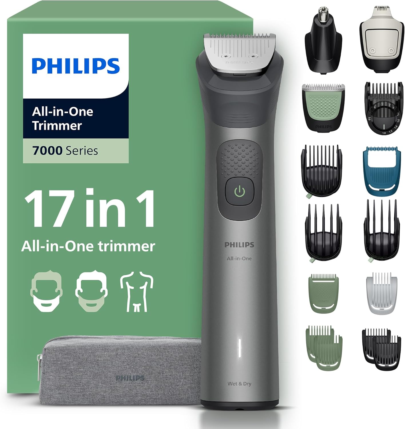 Detalle de PHILIPS Multigroom Series 7000 MG7961/15 26 Längen