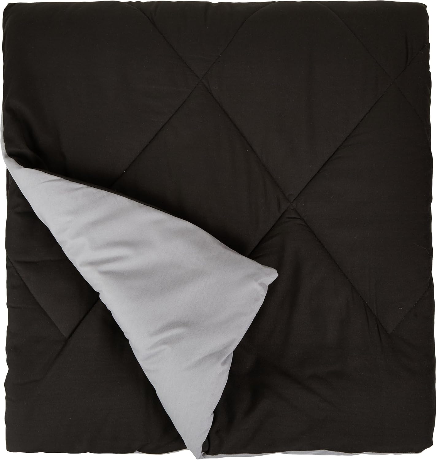 Thumbnail 3 de Amazon Basics Couette 4 Saisons réversible pour lit 2 Personnes – 220 x 240 cm, gris/noir