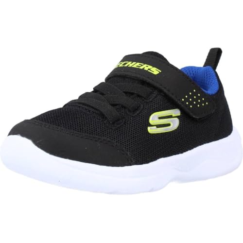 Detalle de Skechers Skech-stepz 2.0 Mini Wanderer: sneakers slip-on per bambini e ragazzi (Nero/Blue Lime, 28 EU)