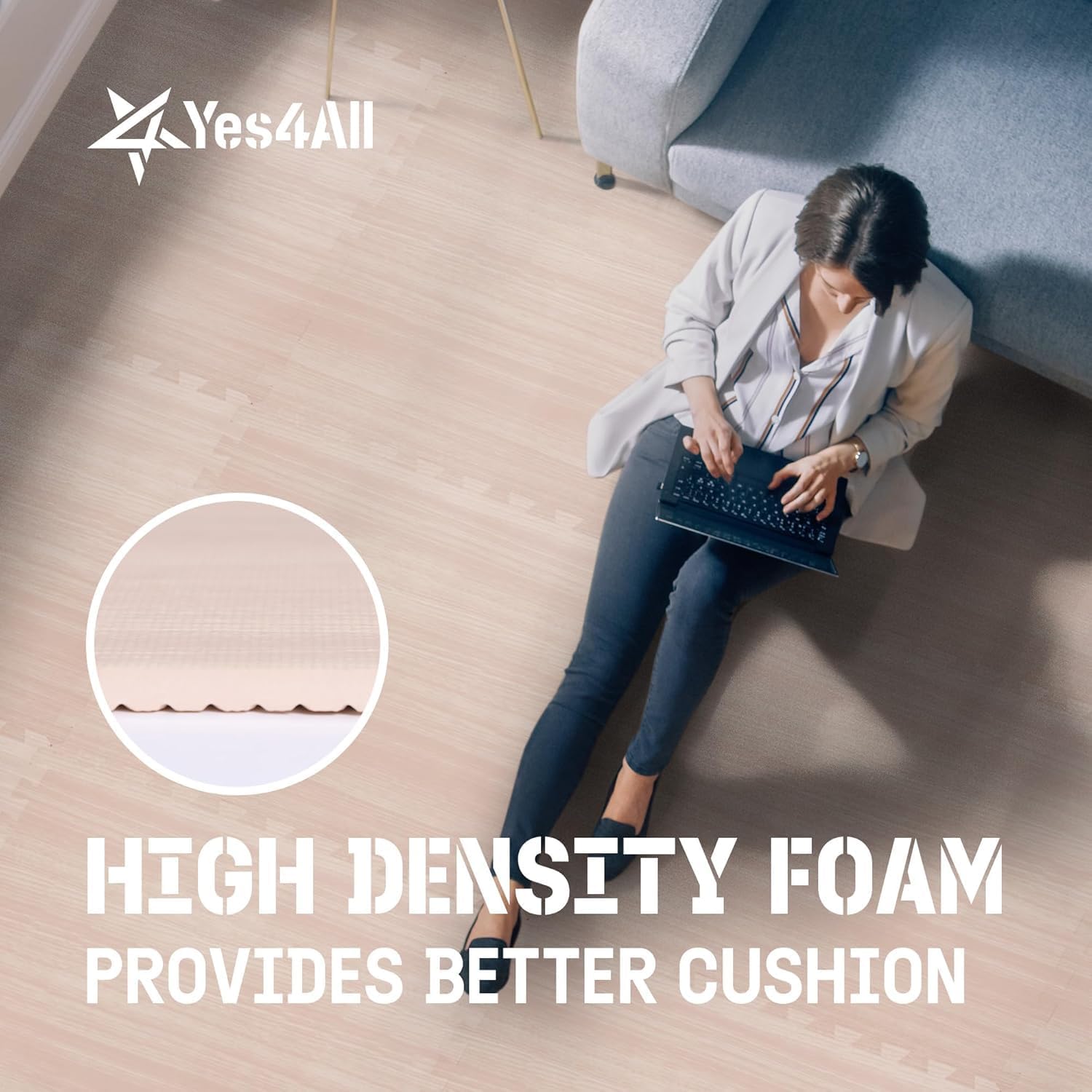 Thumbnail 6 de Yes4All interlocking foam floor tiles, EVA