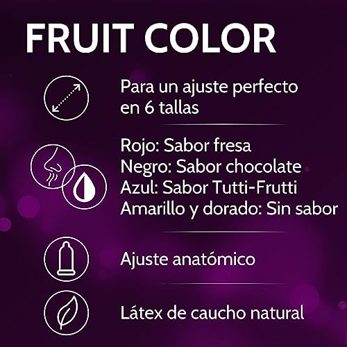 Detalle 2 de Vibratissimo Préservatifs Fruit Color 50 pièces ⚙