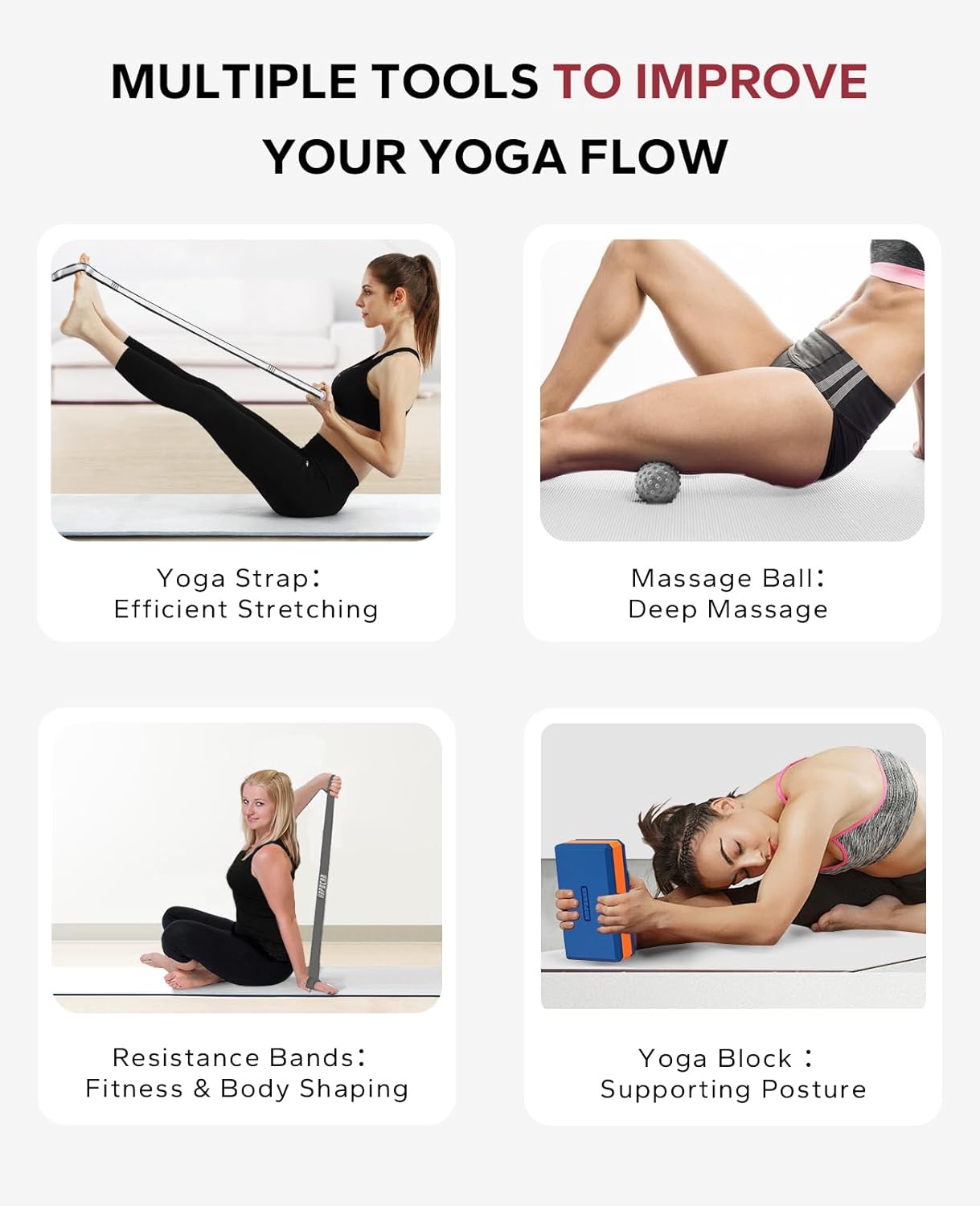 Detalle de HAPBEAR yoga blocks 23×15×7.5cm EVA foam