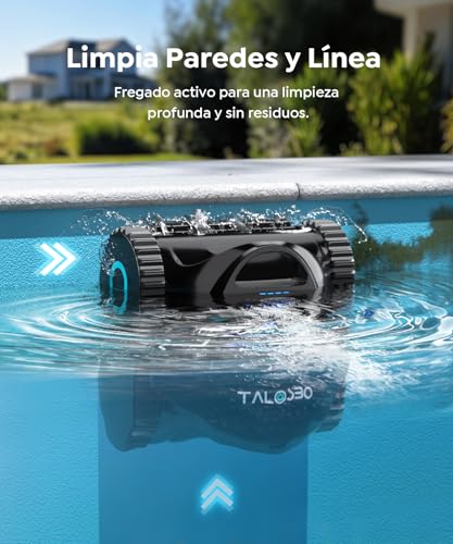 Detalle 2 de TALOSBO C1: Robot limpiafondos piscina con autonomía de 180 min y control por app