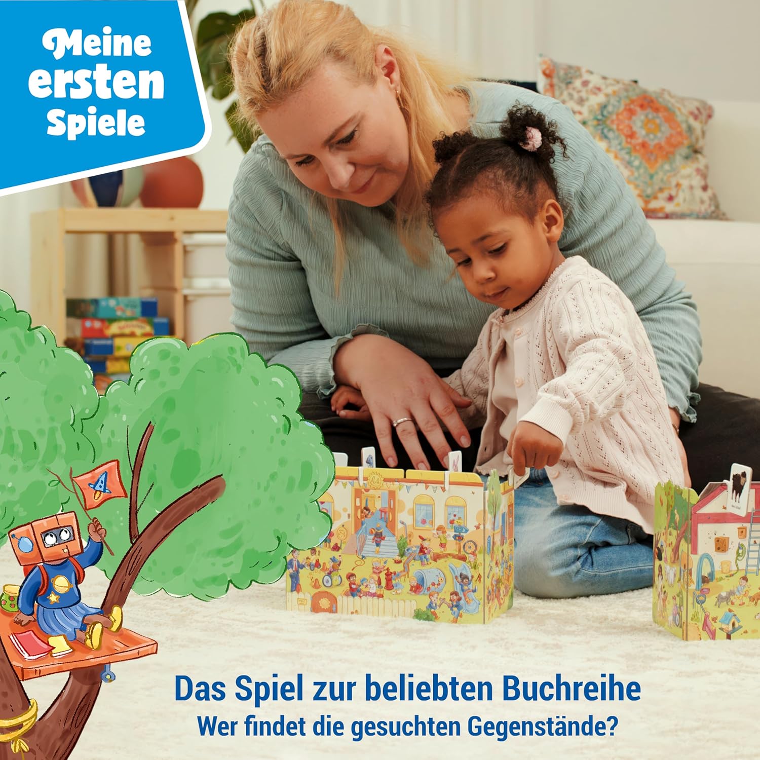 Detalle de Ravensburger 12010003: Sachen suchen – Das Spiel – Meine ersten Spiele (ab 2 Jahre, 1–4 Spieler)
