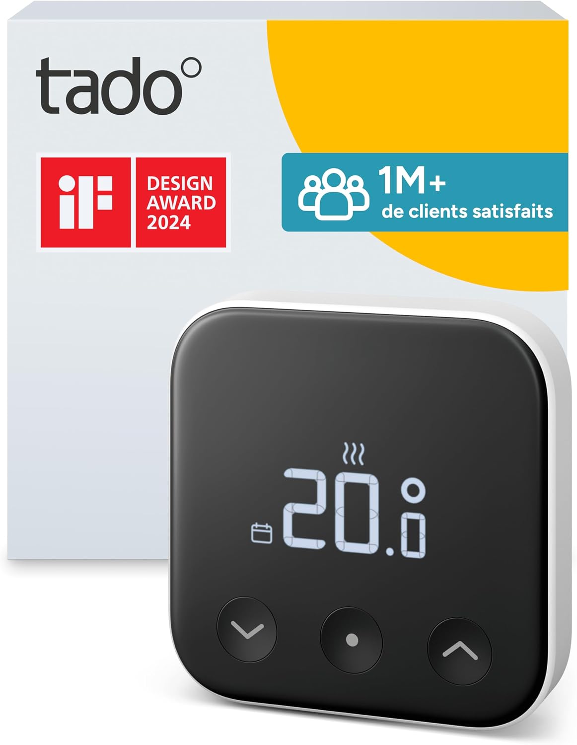 Detalle de tado° Smart Thermostat X — Thermostat câblé intelligent pour une gestion centrale et par pièce