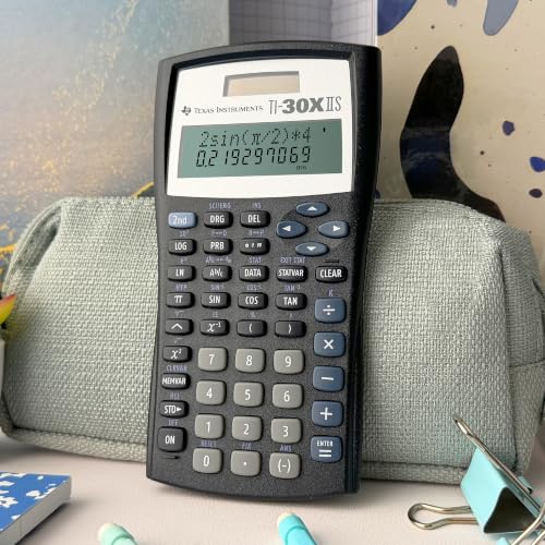 Detalle 2 de TI-30XIIS Scientific Calculator, Black by Texas Instruments