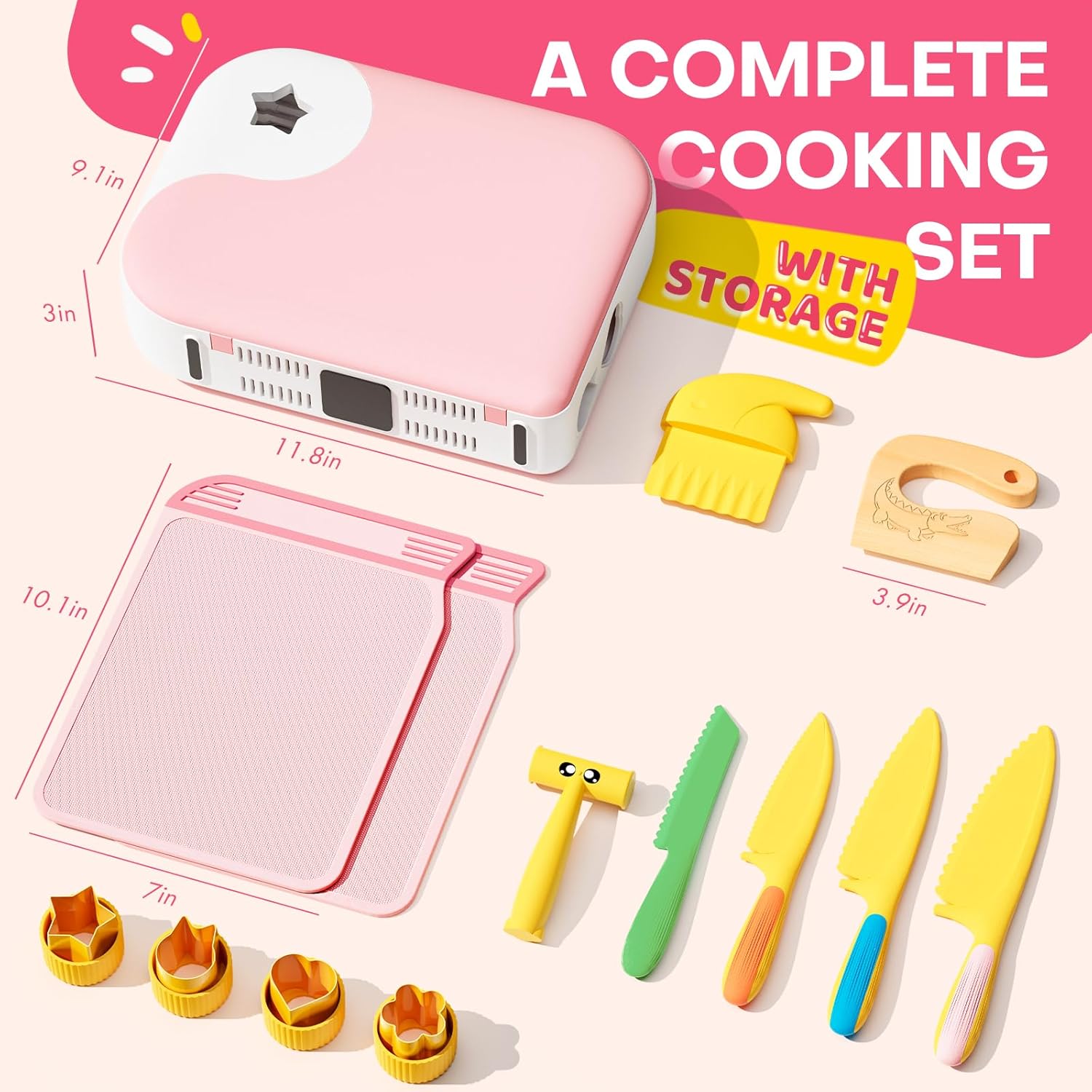 Thumbnail 4 de Yeeammk 13-piece toddler knife set for play 🍽