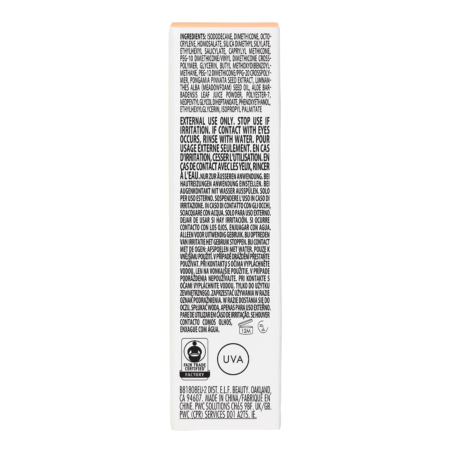 Detalle 2 de e.l.f. Face Sunscreen SPF 35
