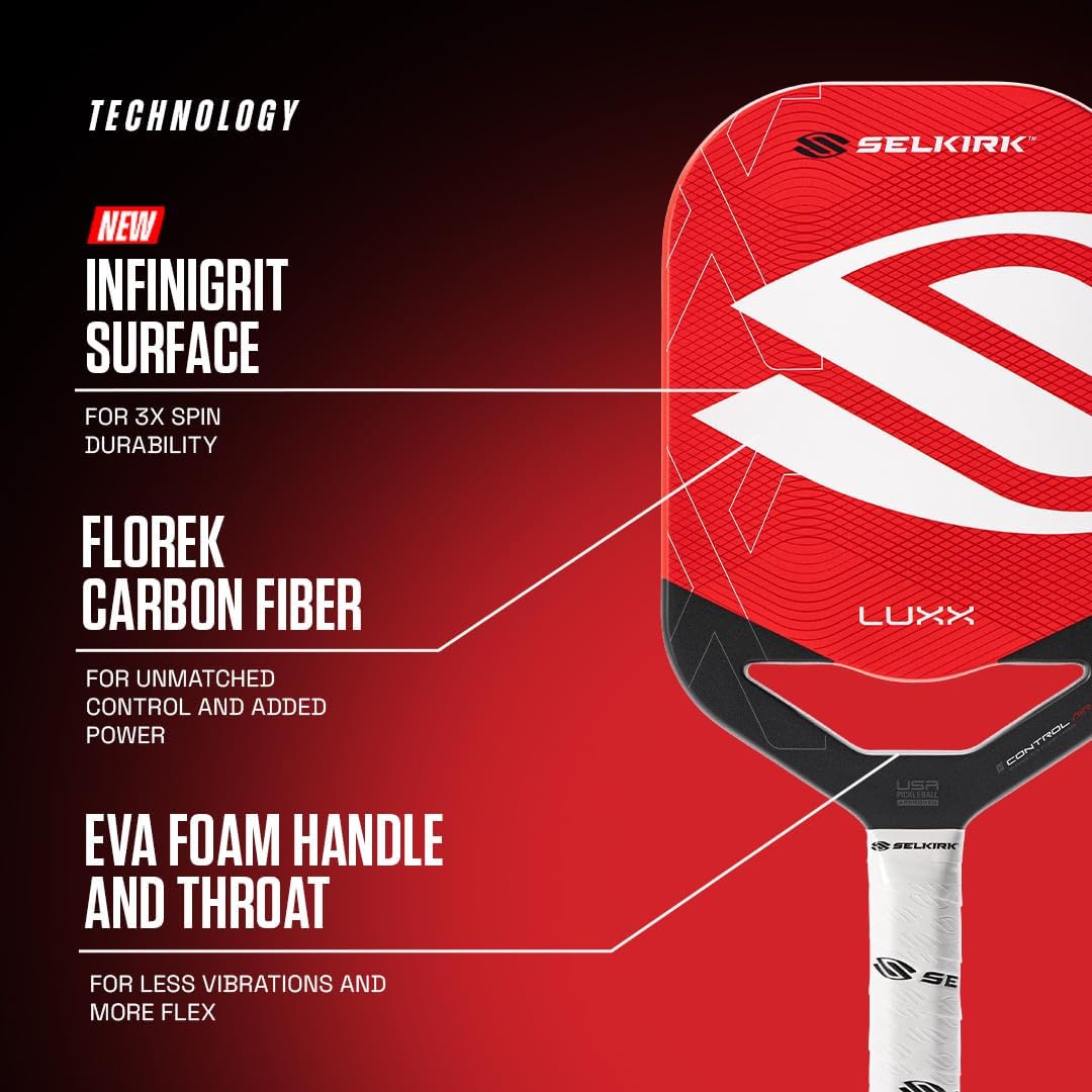 Detalle de Selkirk Sport Labs Project 007 Pickleball Paddle with InfiniGrit Carbon Fiber