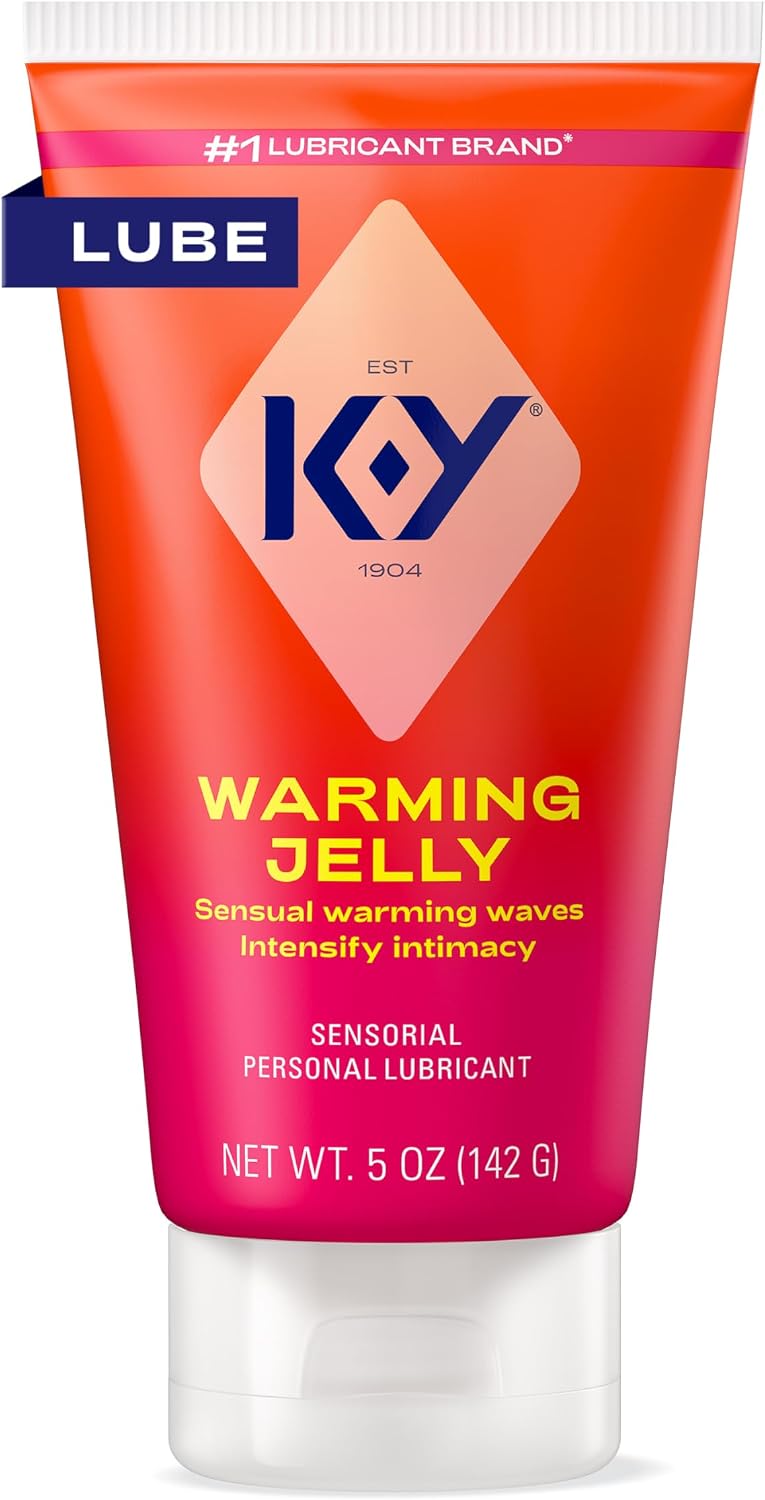 Detalle de K-Y Warming Jelly Lube, Sensorial Personal Lubricant, Glycol Based Formula, 5 fl oz