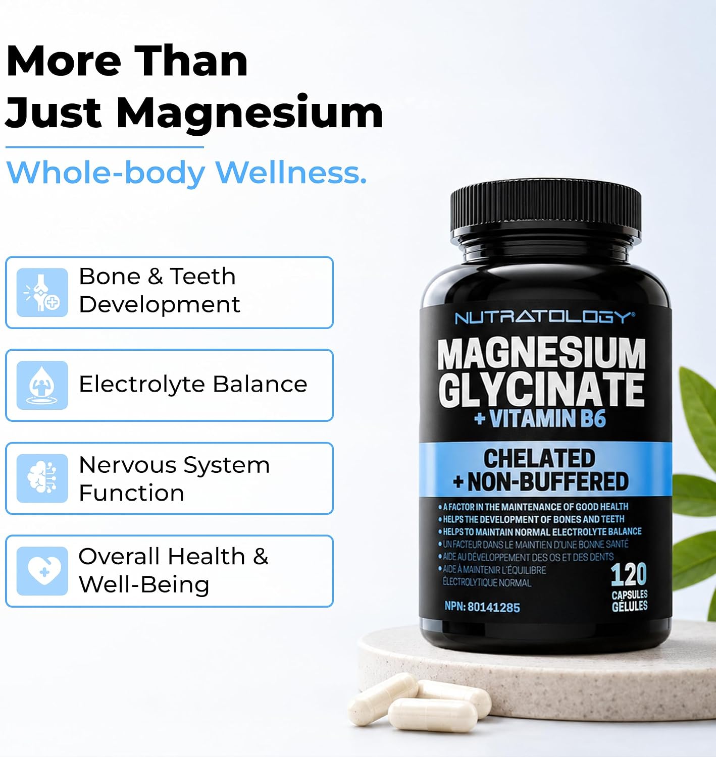 Thumbnail 2 de Nutratology Magnesium Glycinate Capsules, 120 count