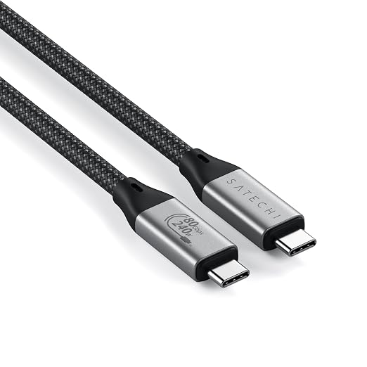 SATECHI USB4 V2 Pro Cable 240W, Transferencia 120Gbps ⚡