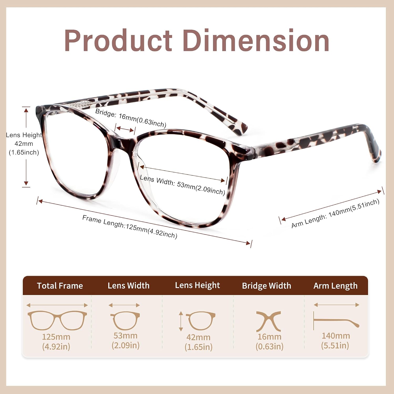 Detalle de Madison Avenue TR90 Blue Light Blocking Computer Glasses for Women