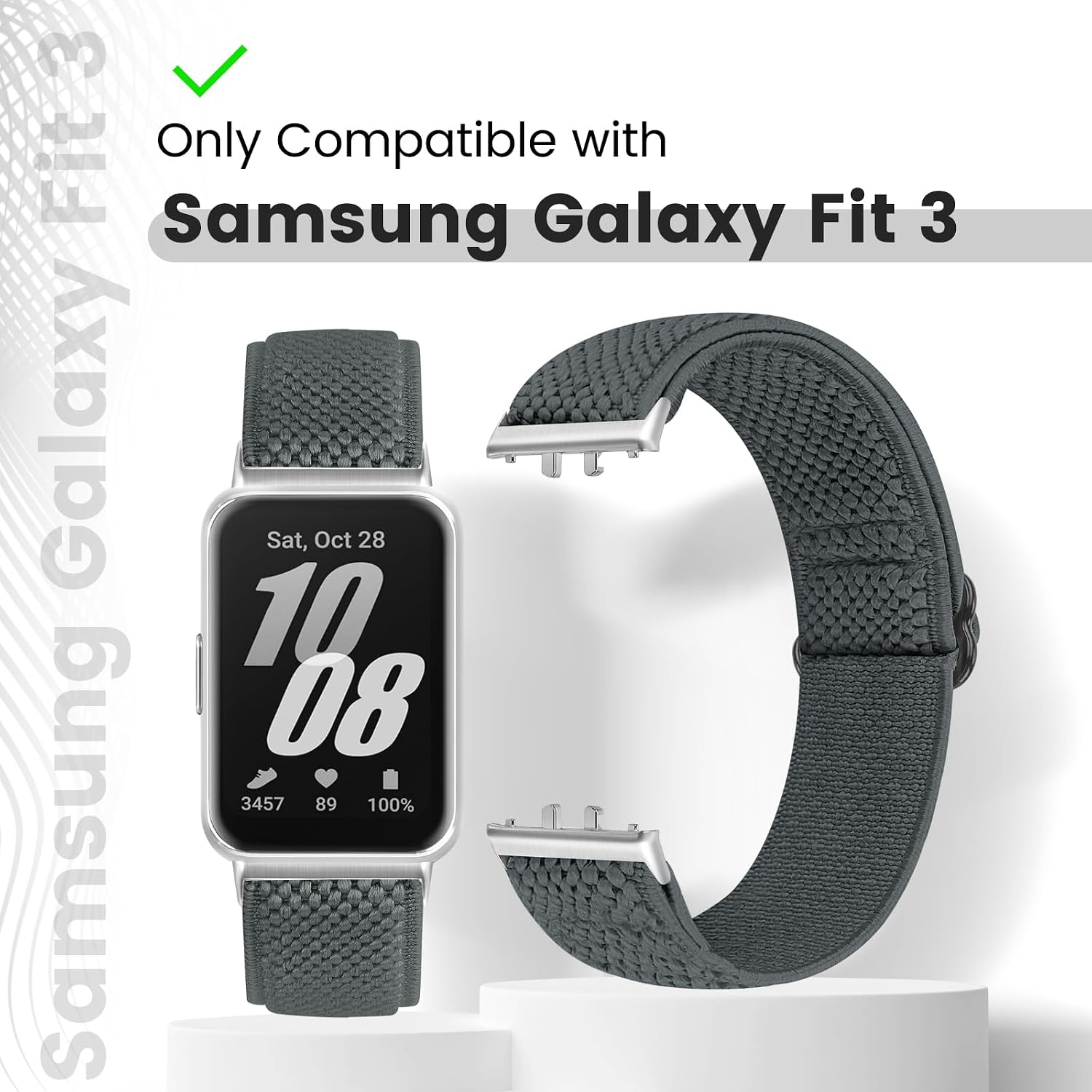 Thumbnail 1 de Galaxy Fit 3 elastic nylon straps