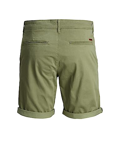 Thumbnail 3 de JACK & JONES Shorts chinos de corte regular para hombre en Deep Lichen Green (XS)