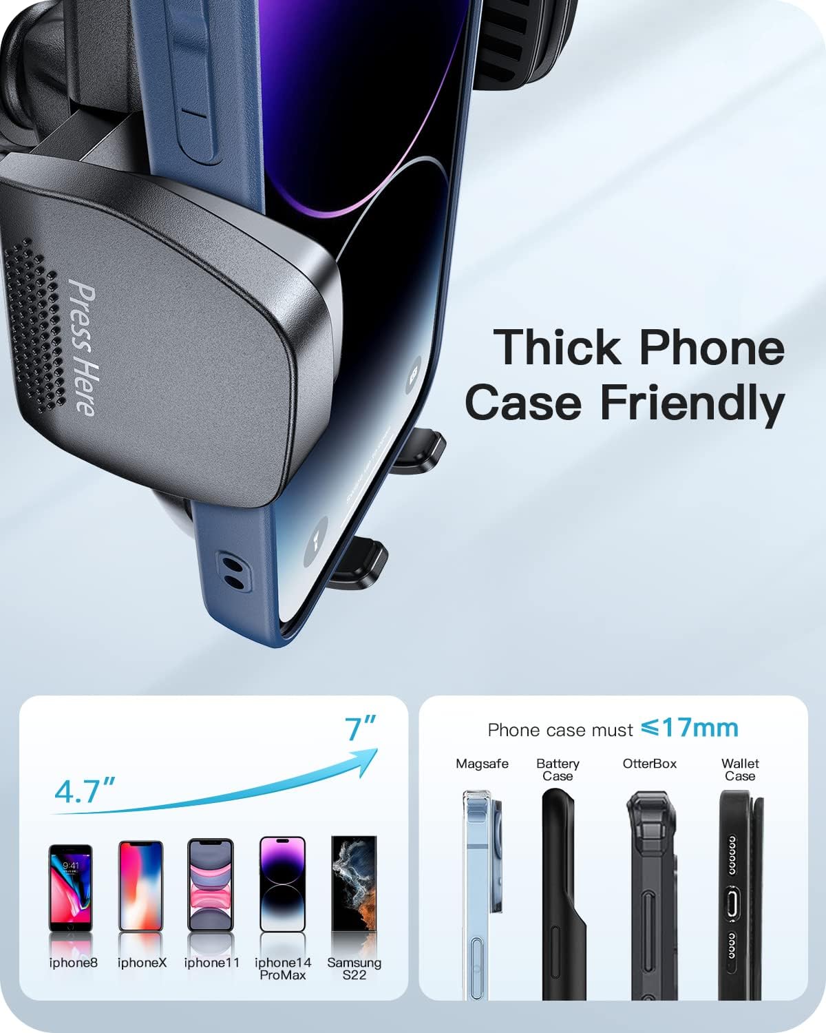 Detalle 2 de APPS2Car Gooseneck Truck Phone Holder 33cm