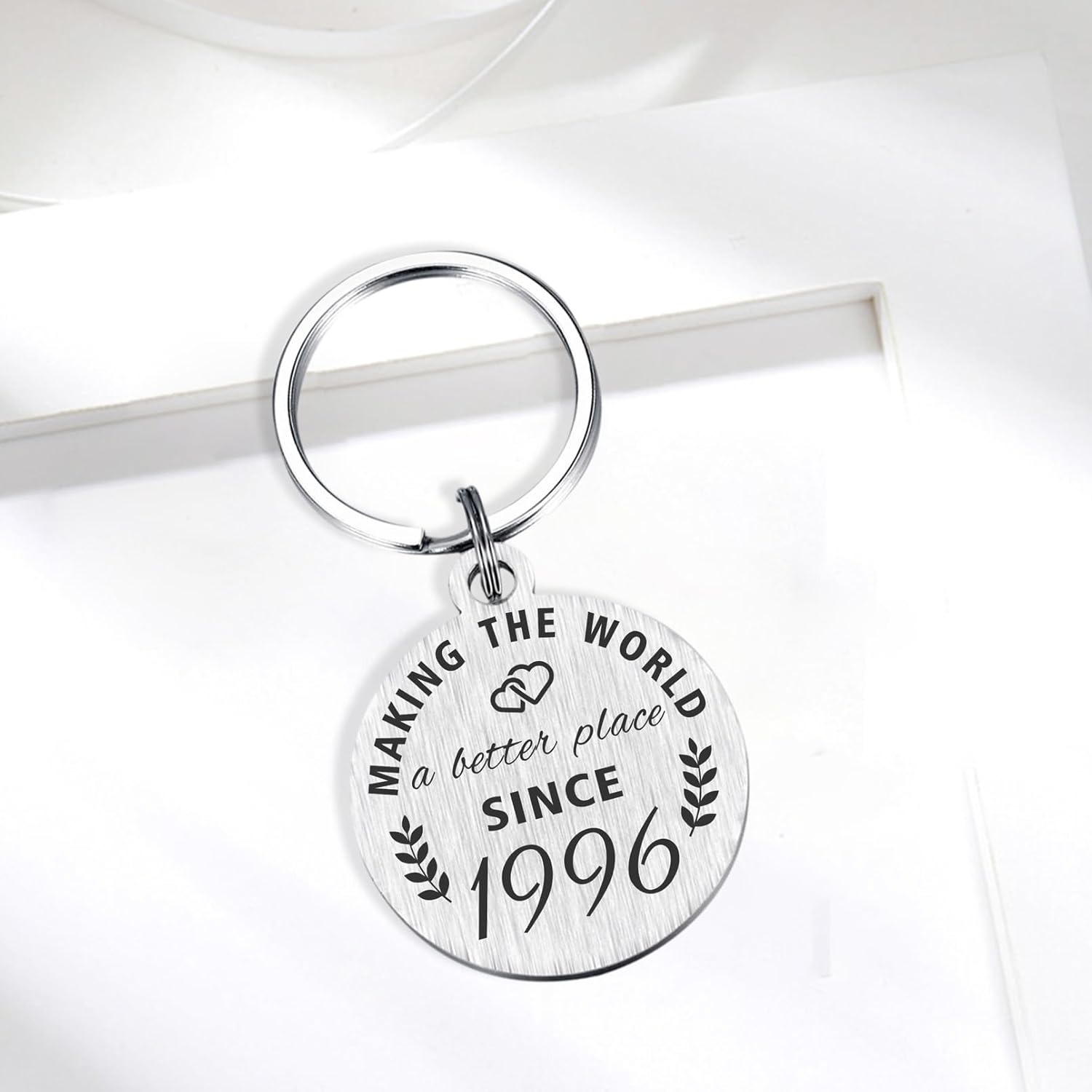 Thumbnail 4 de 30th Birthday keychain 1996, stainless steel