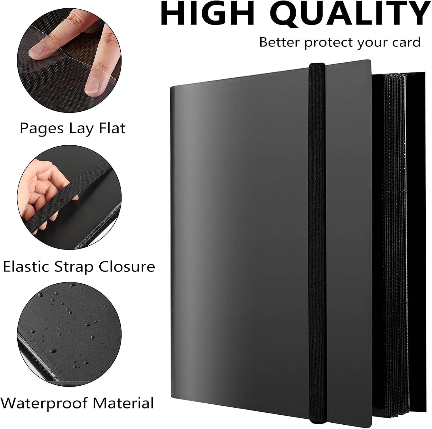 Thumbnail 2 de AMSGANK Trading Card Binder, 540-card capacity