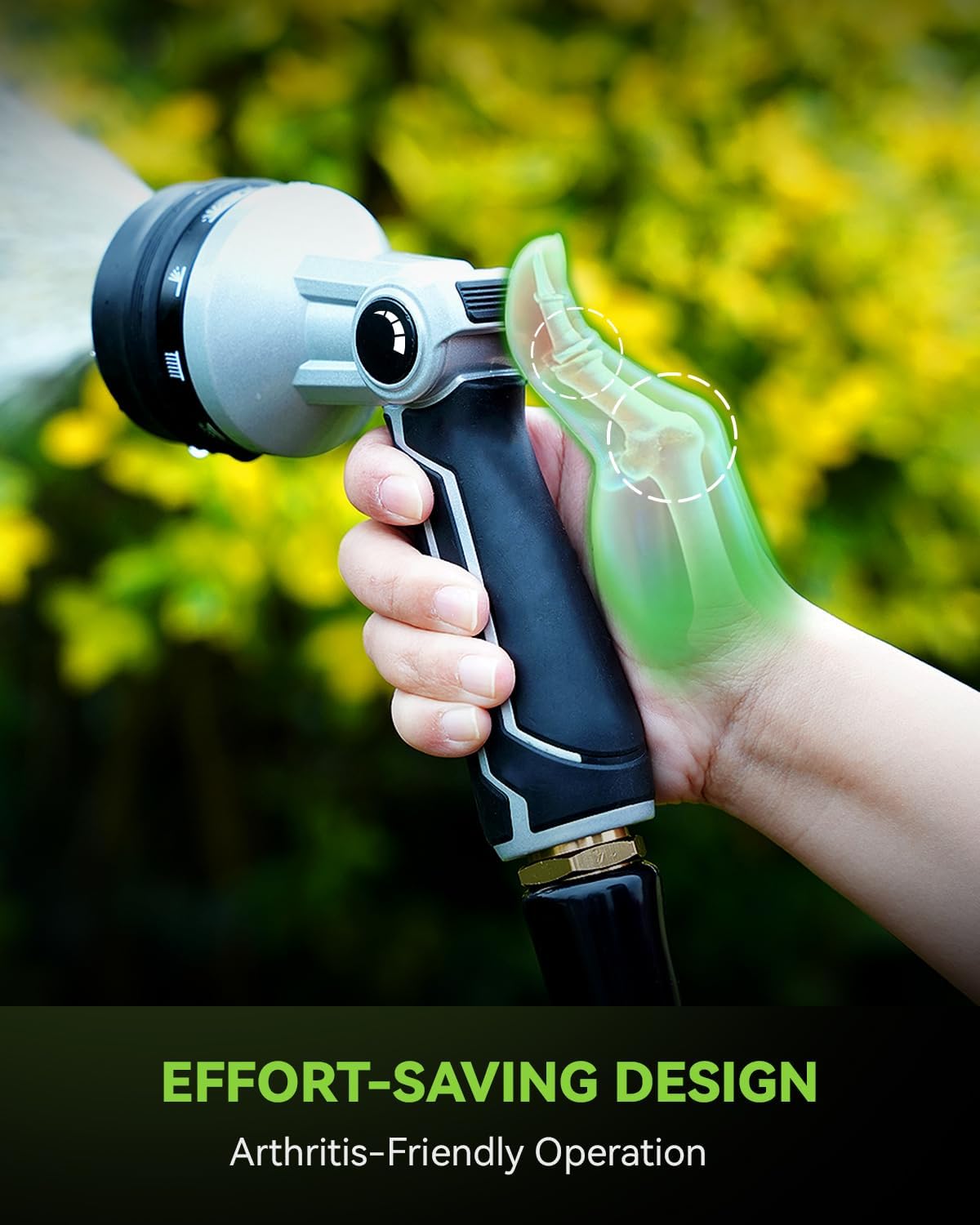 Thumbnail 5 de RAINPOINT Hose Pipe Spray Gun: Heavy-Duty Zinc Alloy Nozzle with 10 Patterns