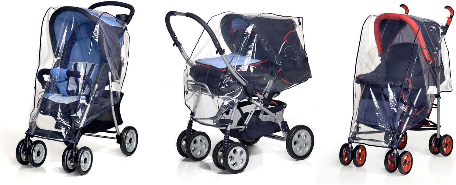 Thumbnail 4 de Reer 72049 Parapioggia Universale, senza PVC – protezione per carrozzine e passeggini