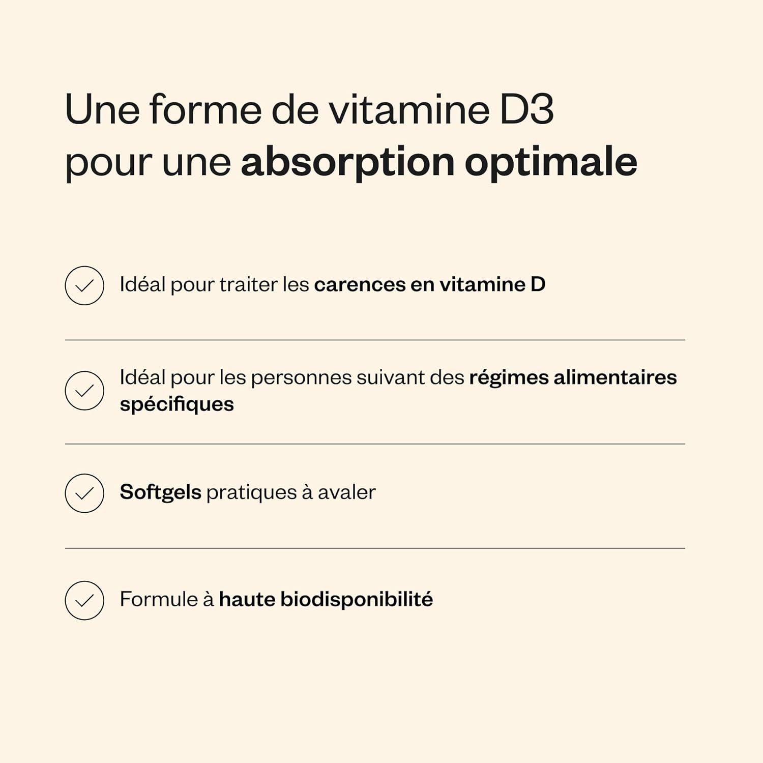 Thumbnail 3 de Vitamine D3 5000 UI de Supersmart — Dosage puissant et forme biodisponible pour le support immunitaire et osseux