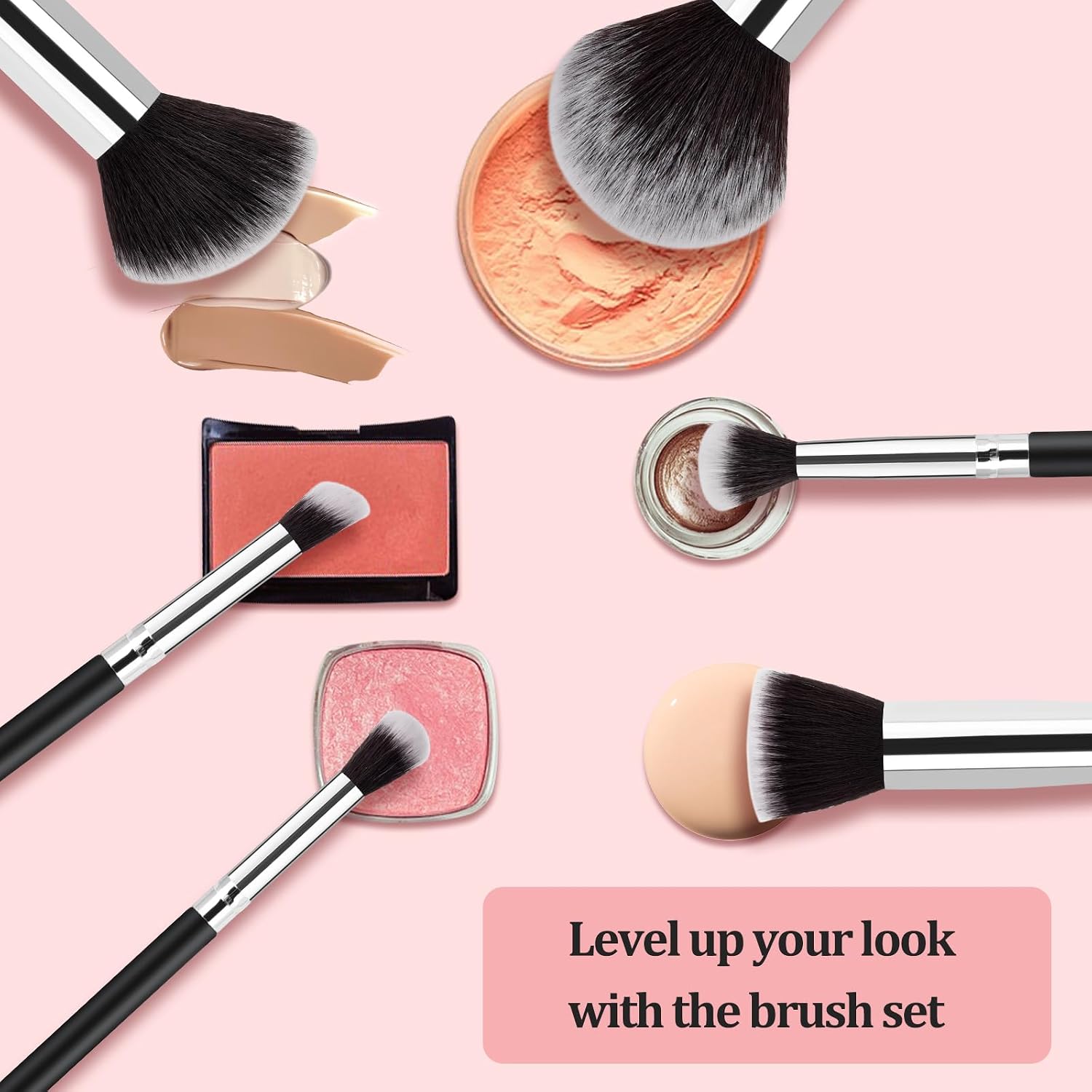 Thumbnail 5 de Zutcogo 1 Makeup Brush Set with 10 Brushes and 3 Blending Sponges