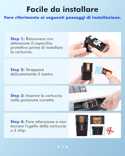 Thumbnail 6 de Heroil 62XL Nero e Colore – Cartucce d'inchiostro HP 62XL compatibili (2-Pack) per Envy e OfficeJet