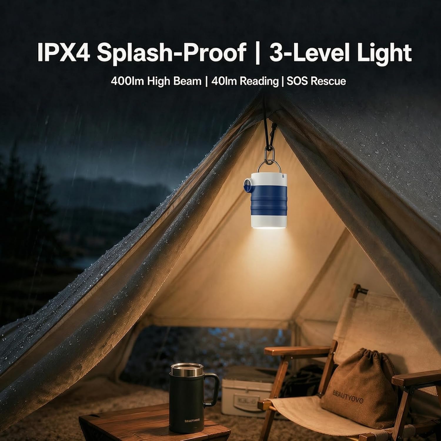 Thumbnail 3 de Beautyovo 2026 3-in-1 Portable Electric Pump: Inflate, Deflate, and Illuminate
