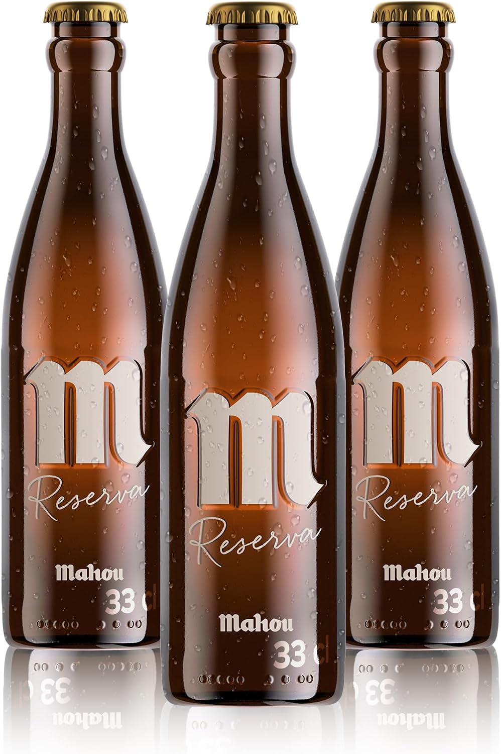 Detalle 2 de Mahou Reserva Pack 24 Botellas 🍺 6.3% Vol