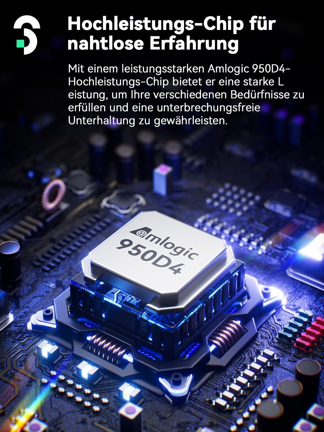 Detalle 2 de SOOMFON Smart Beamer 4K Heimkino (SK3) – Mini-Projektor mit Autofokus, Trapezkorrektur, WiFi & Bluetooth