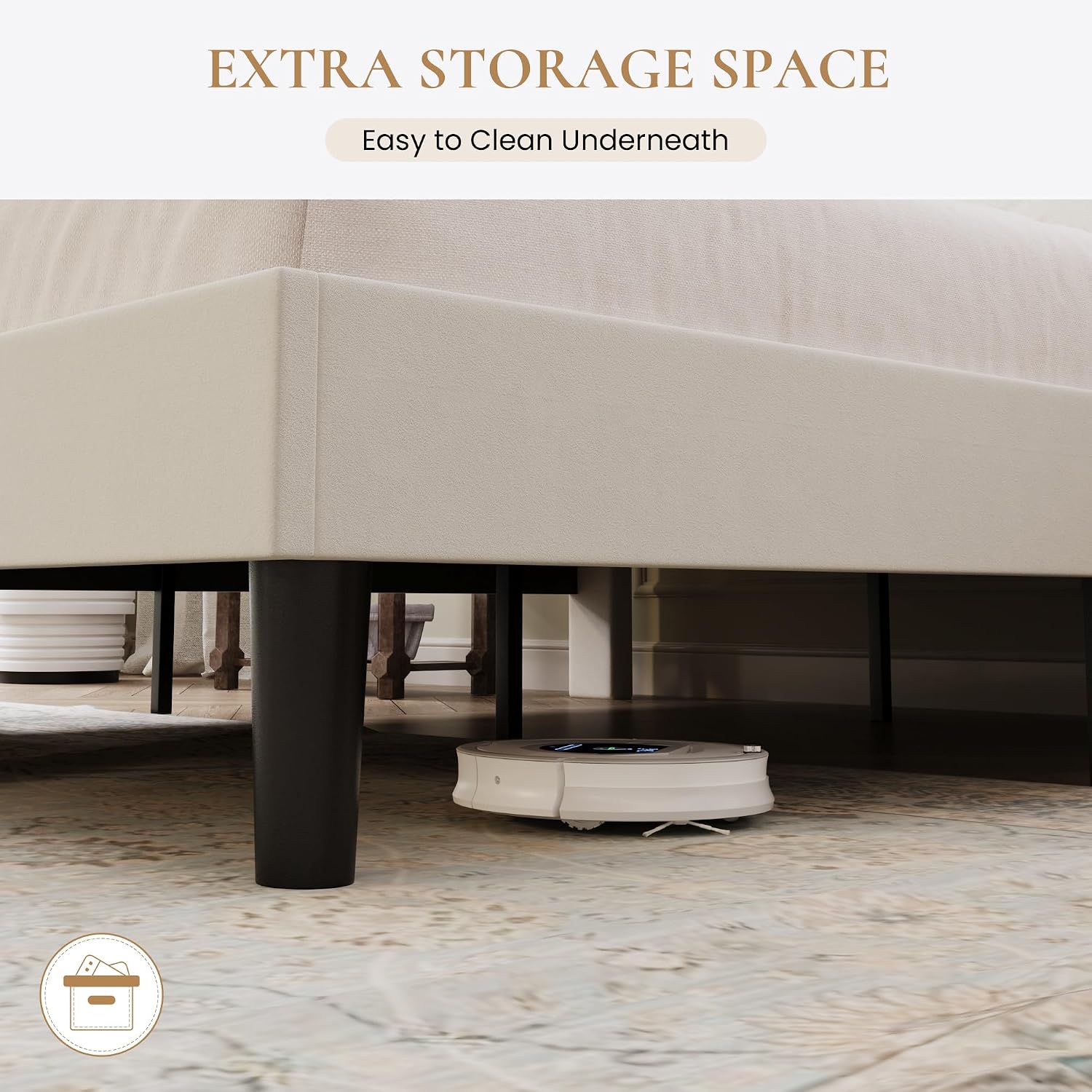 Detalle 2 de SHA CERLIN Bed Frame, Full Size