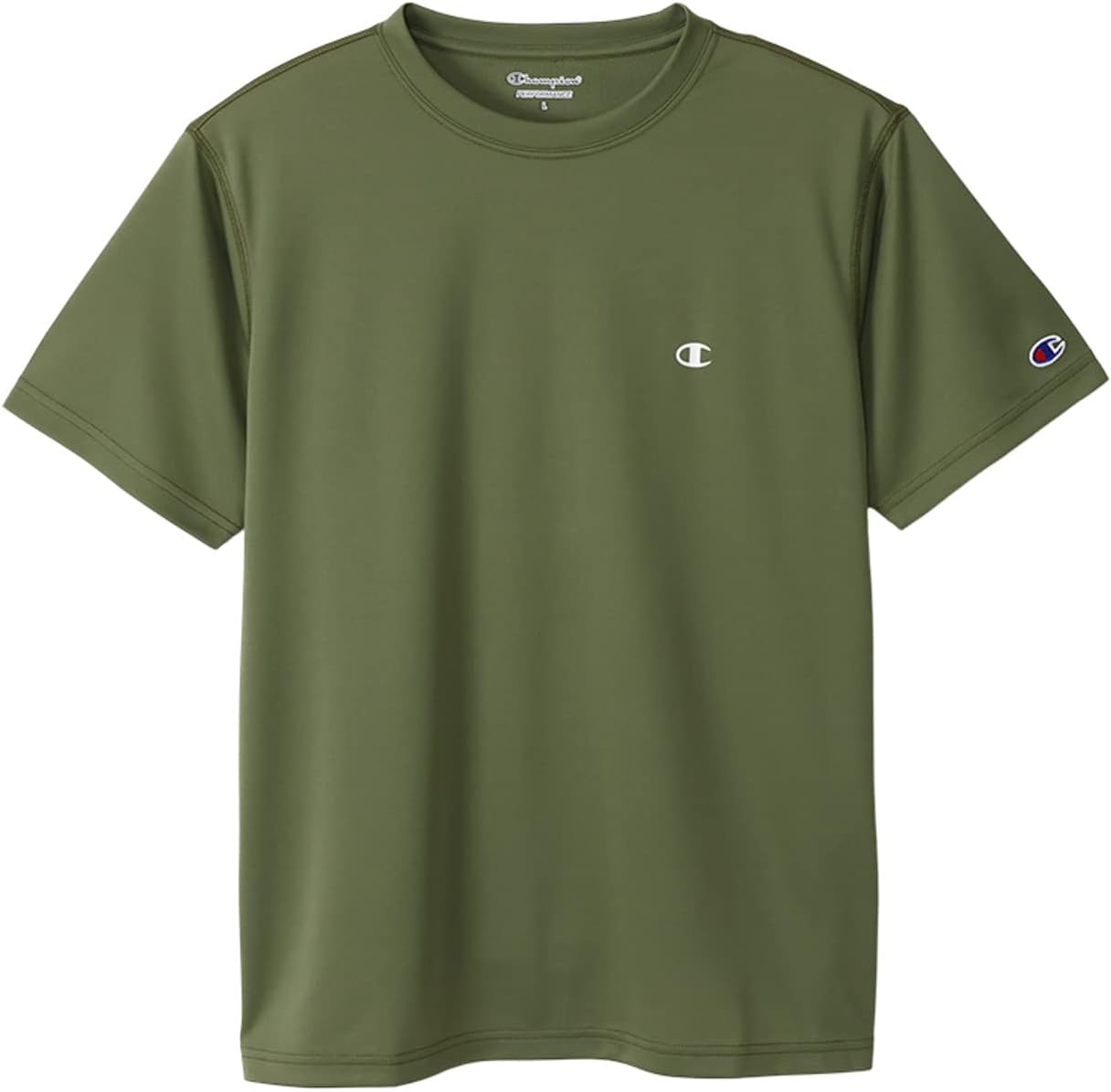 Detalle de チャンピオン C8-TS310 メンズ半袖ドライTシャツ 吸水速乾・UVカット・ワンポイントロゴ