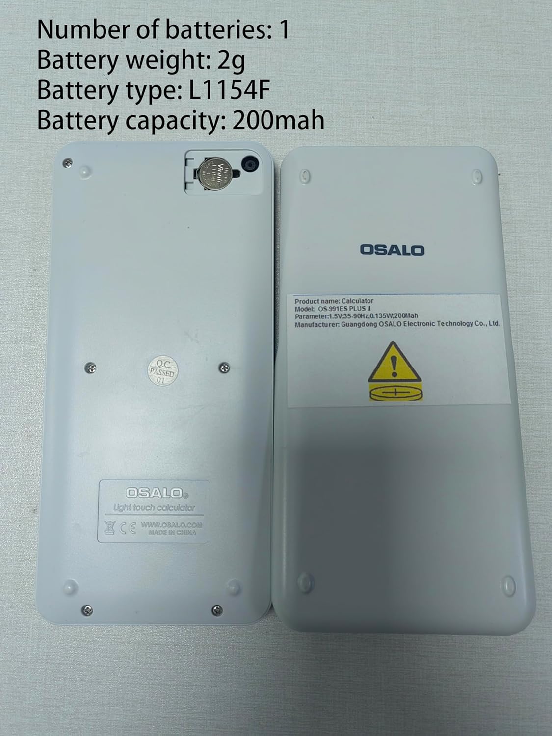 Thumbnail 6 de OSALO Scientific Calculator 417 Function (2-Line 10+2 Digits) Solar & Battery – OS 991ES Plus 2nd Edition