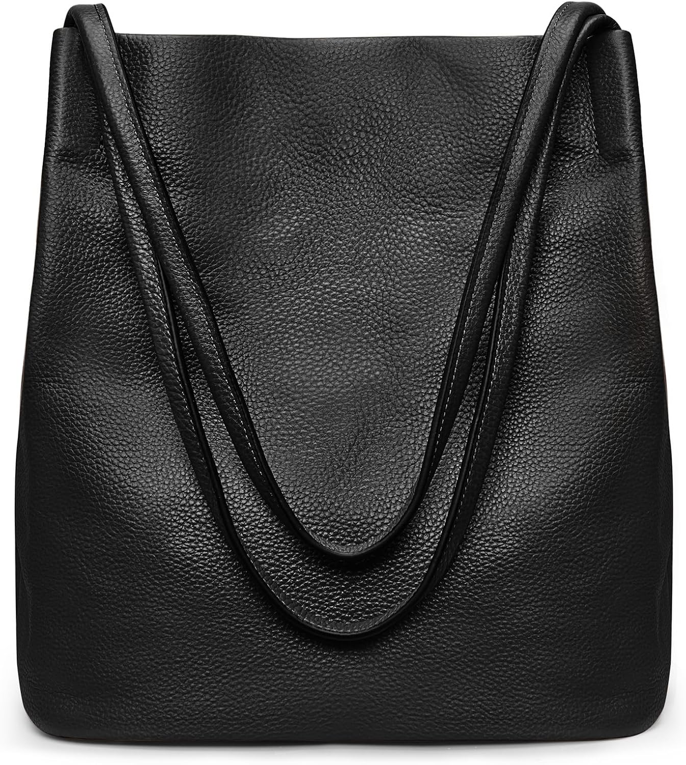 Thumbnail 6 de Kattee Borsa a tracolla da donna in morbida pelle con chiusura magnetica superiore, grande