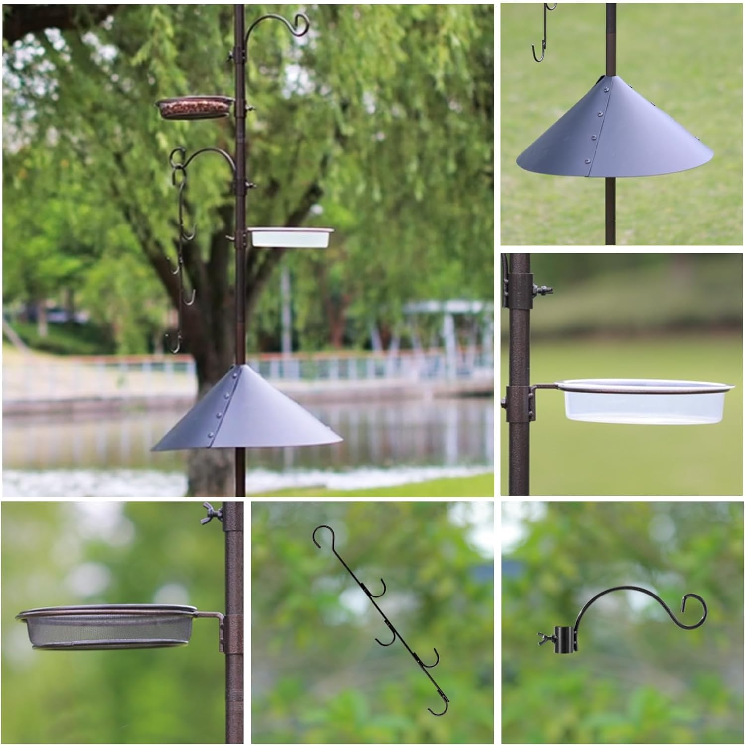 Thumbnail 6 de MIXXIDEA bird feeder station kit 88.6 in